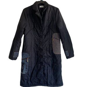 Saint Andre Italian Designer Patchwork Quilted Coat Sm​​